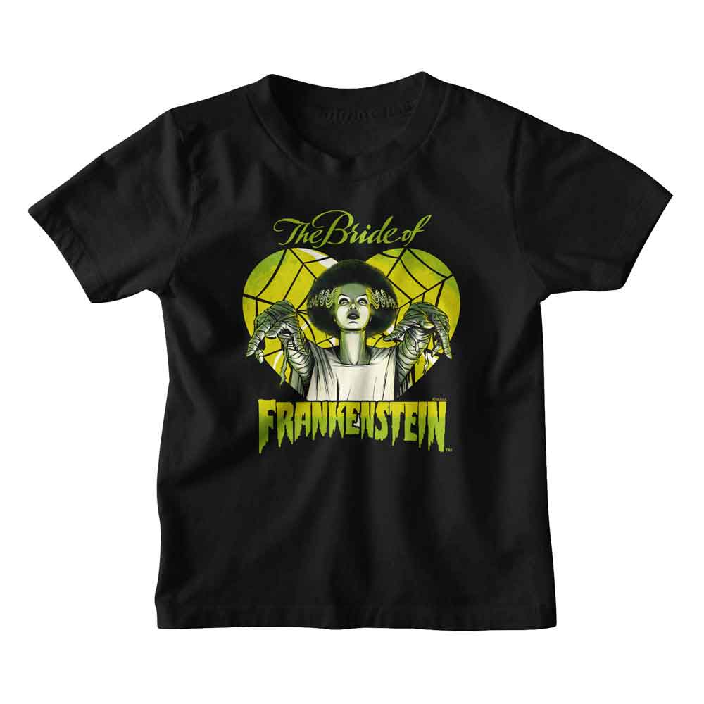 UNIVERSAL MONSTERS Eye-Catching T-Shirt, BRIDE IN HEART