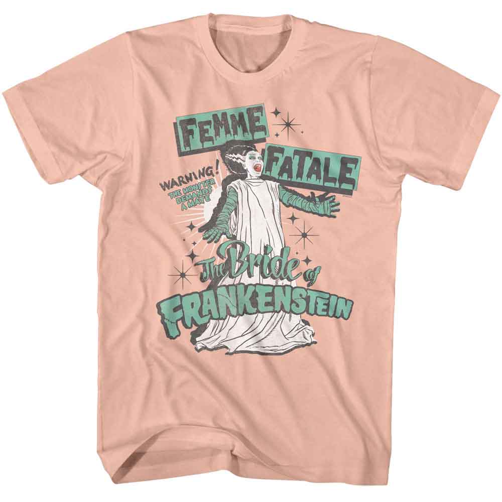 UNIVERSAL MONSTERS Eye-Catching T-Shirt, FEMME FATALE