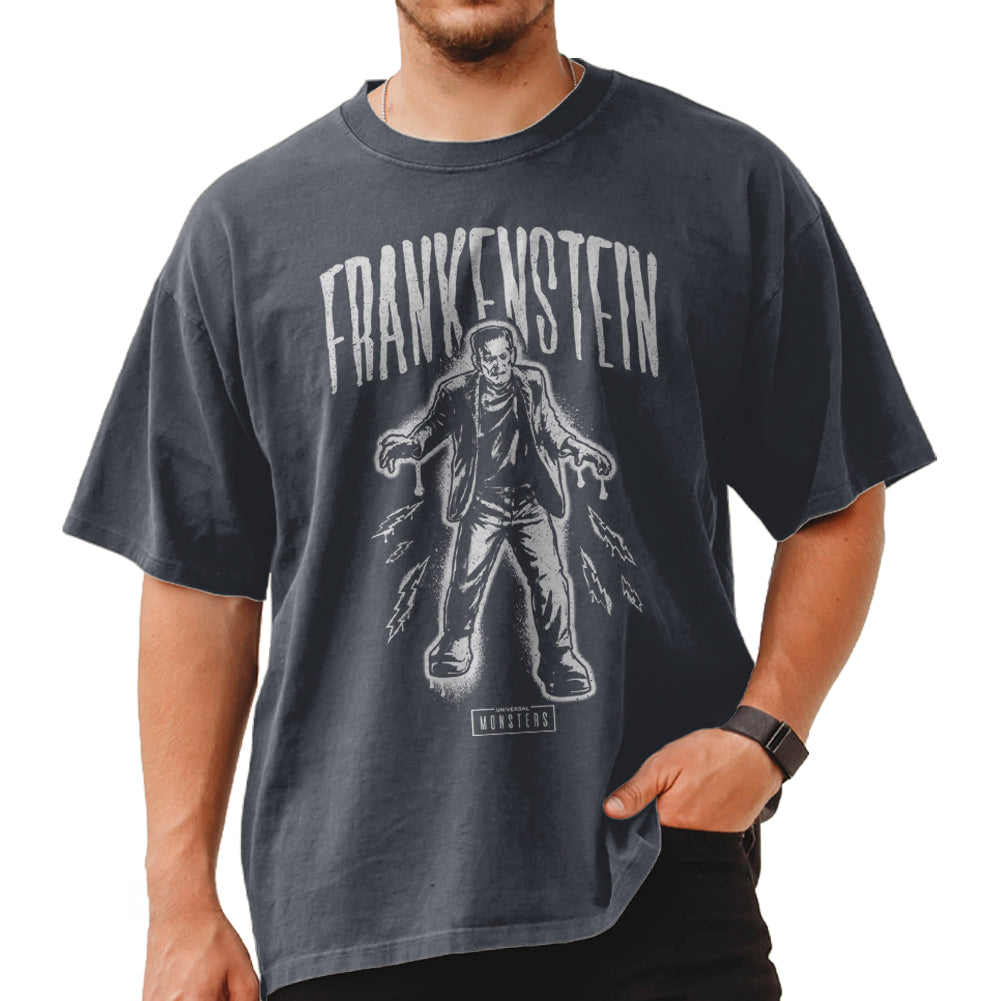 UNIVERSAL MONSTERS Oversized T-Shirt, FRANKENSTEIN