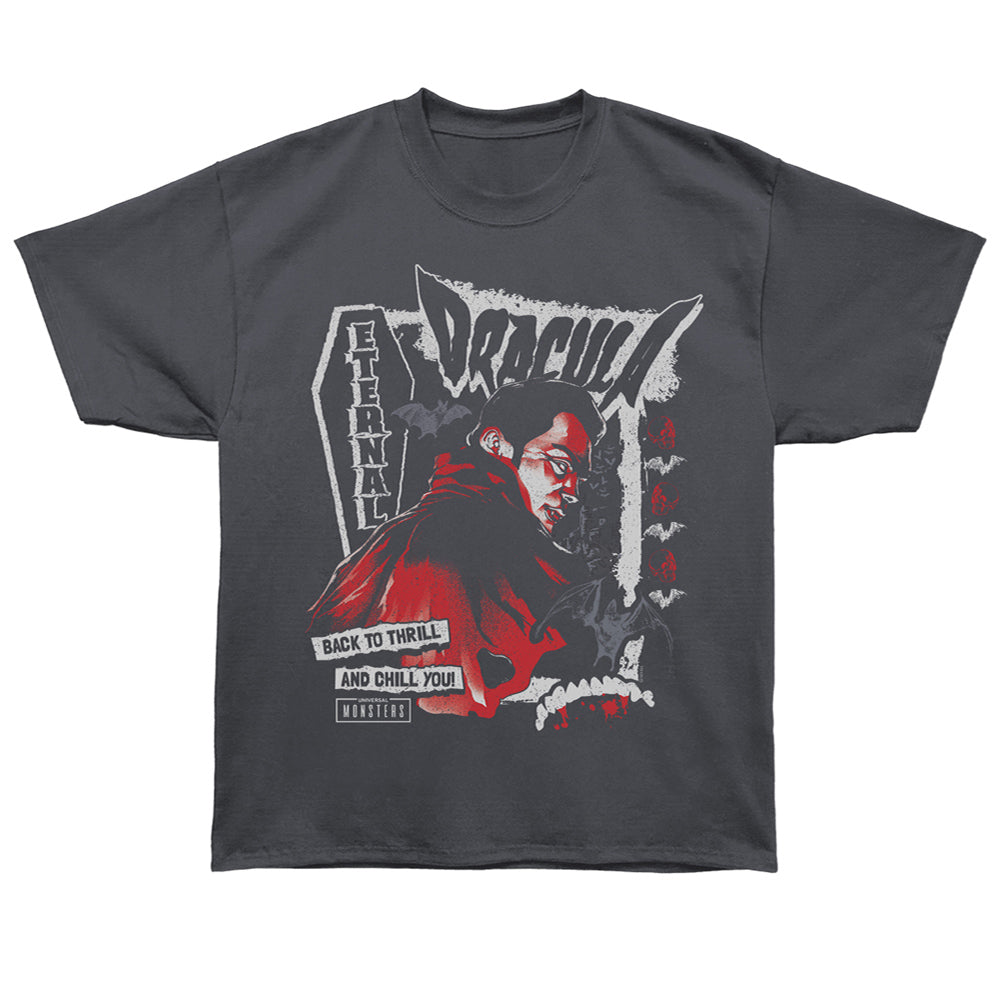 UNIVERSAL MONSTERS Oversized T-Shirt, ETERNAL COFFIN