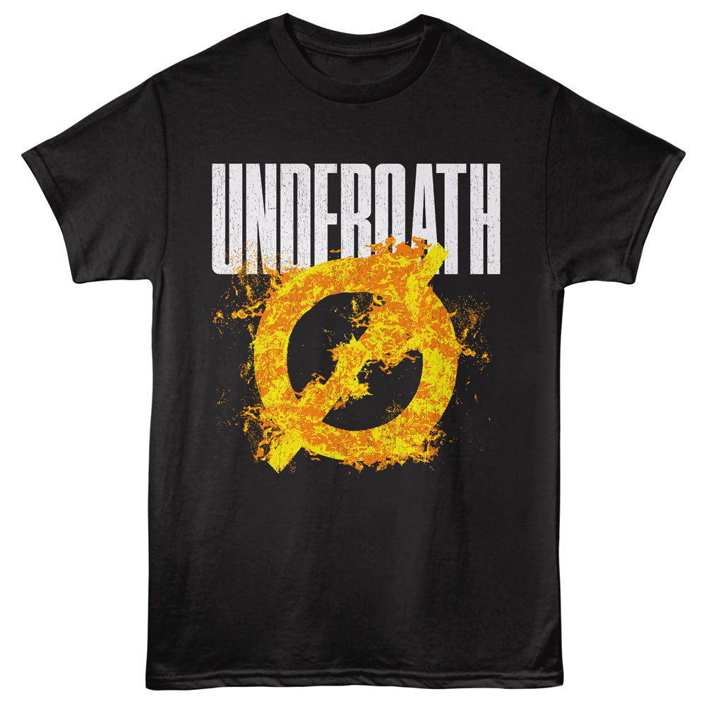 UNDEROATH Eye-Catching T-Shirt, PLATTER SYMBOL