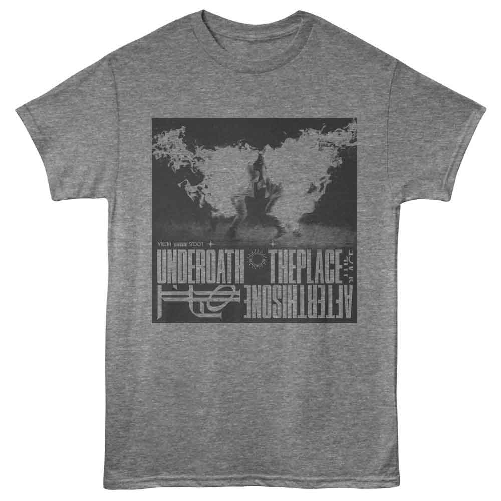 UNDEROATH Eye-Catching T-Shirt, TWO GUYS FLAMES