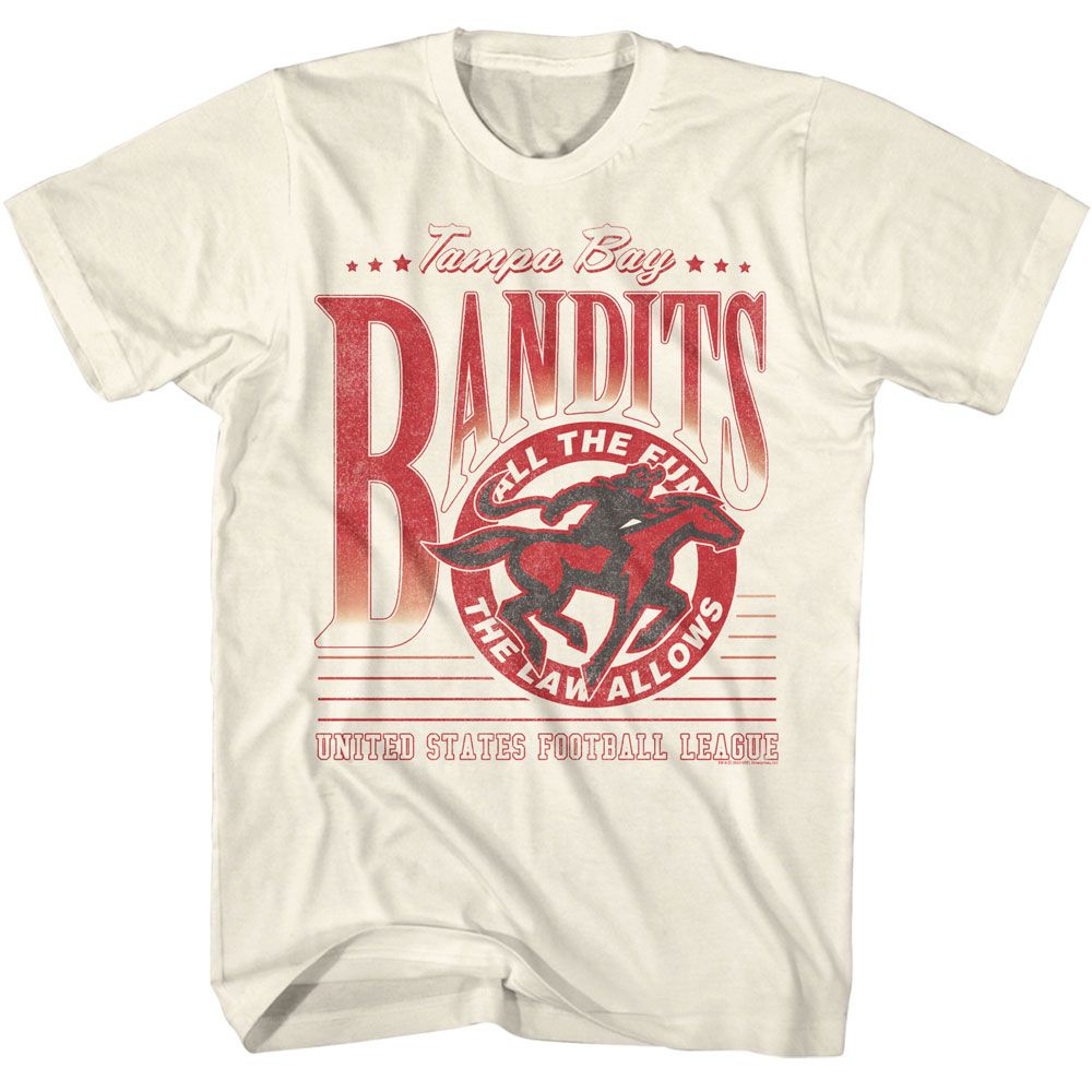 USFL Famous T-Shirt, Tampa Bay Bandits