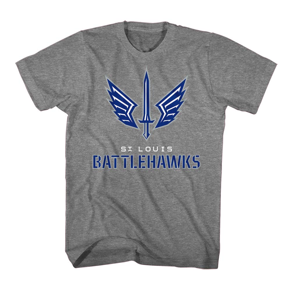 USFL Eye-Catching T-Shirt, ST LOUIS BATTLEHAWKS | Authentic Band Merch