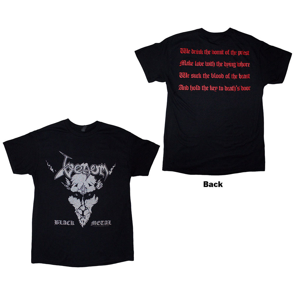 VENOM Attractive T-Shirt, Black Metal