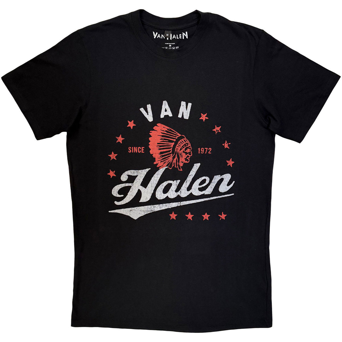 VAN HALEN Carbon T-Shirt, Red Indian