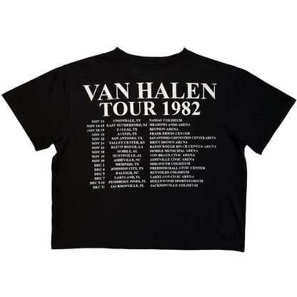 VAN HALEN Attractive Crop Top, The Power To Raise The Dead
