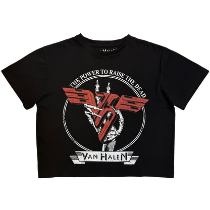 VAN HALEN Attractive Crop Top, The Power To Raise The Dead