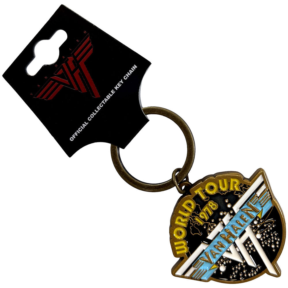 VAN HALEN Keychain, 78 Retro Logo Banner