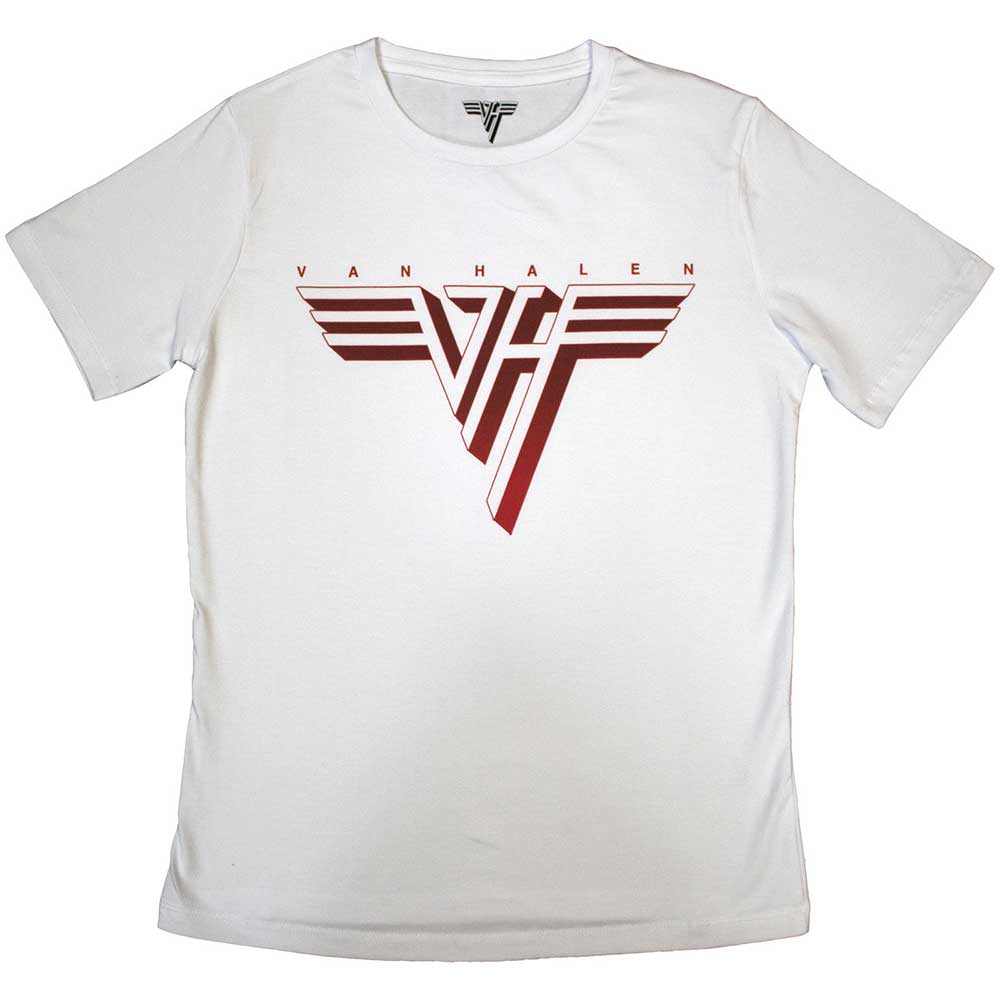 VAN HALEN Attractive T-Shirt, Classic Red Logo