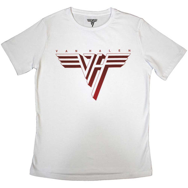 VAN HALEN Attractive T-Shirt, Classic Red Logo