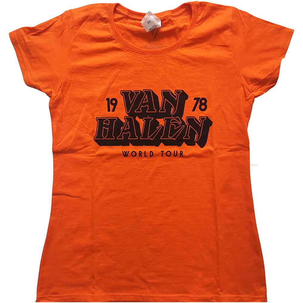 VAN HALEN Attractive T-Shirt, World Tour &