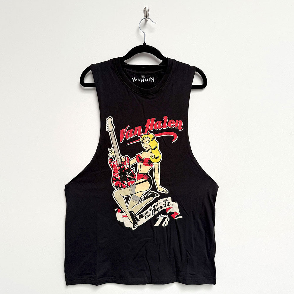 VAN HALEN Tank Top, Running With The Devil