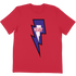 Volt Records Blue Bolt T-Shirt In Red