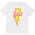 Volt Records Classic Bolt T-Shirt In White