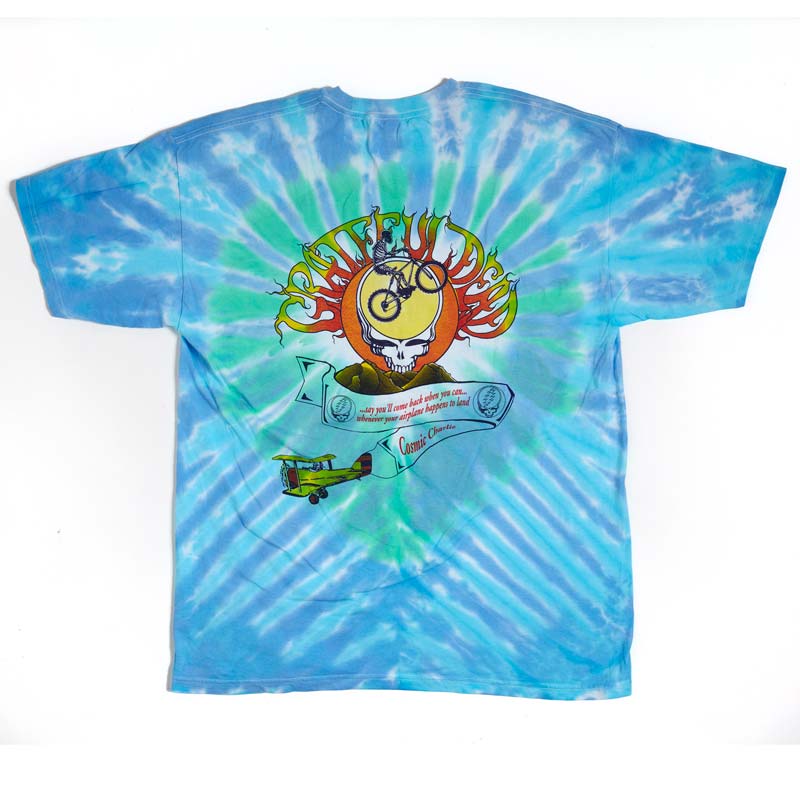 GRATEFUL DEAD Tie Dye T-Shirt, Vermont Biker