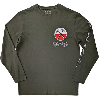 PINK FLOYD Long Sleeve T-Shirt, The Wall Hammers Logo