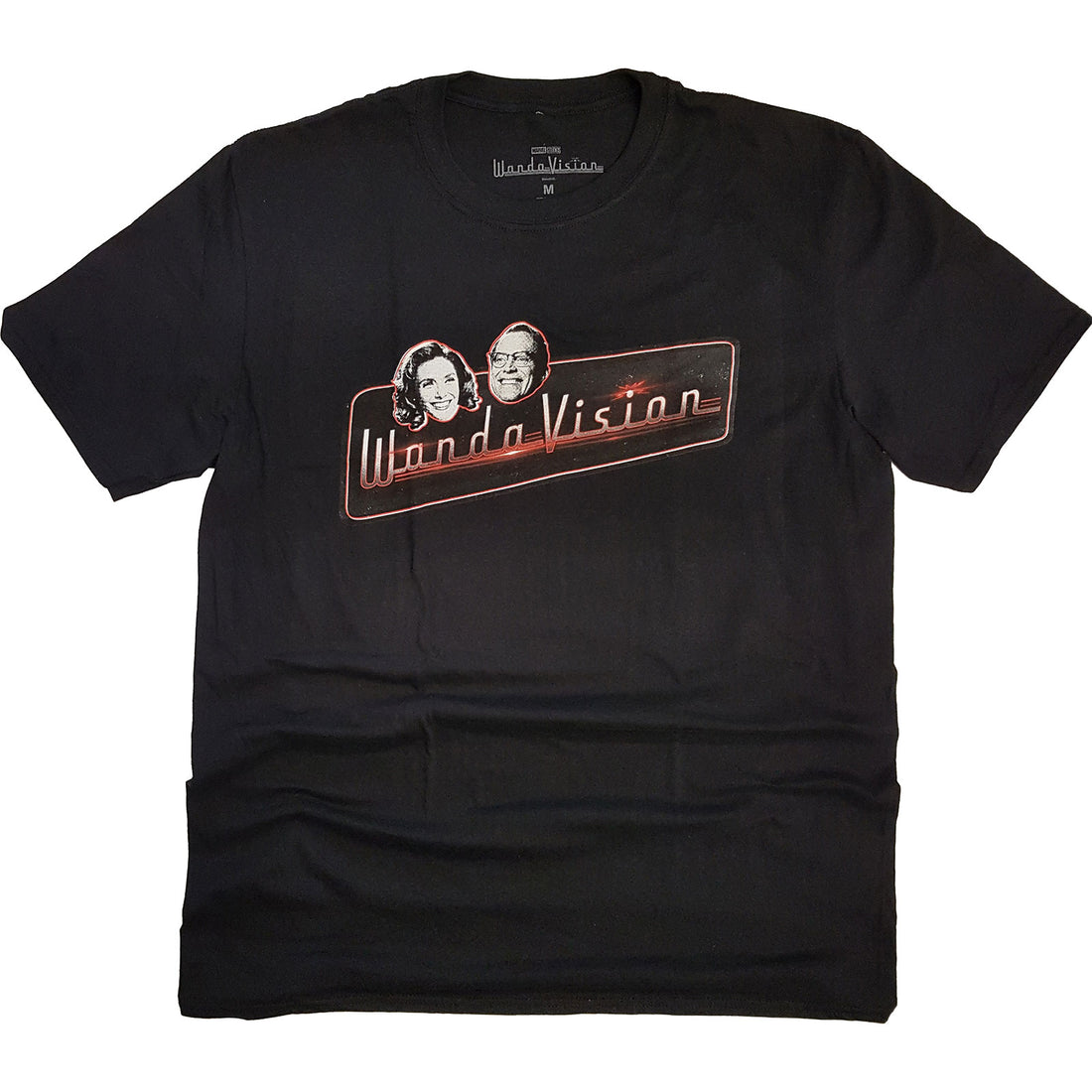 MARVEL COMICS Attractive T-shirt, Wandavision Red Logo