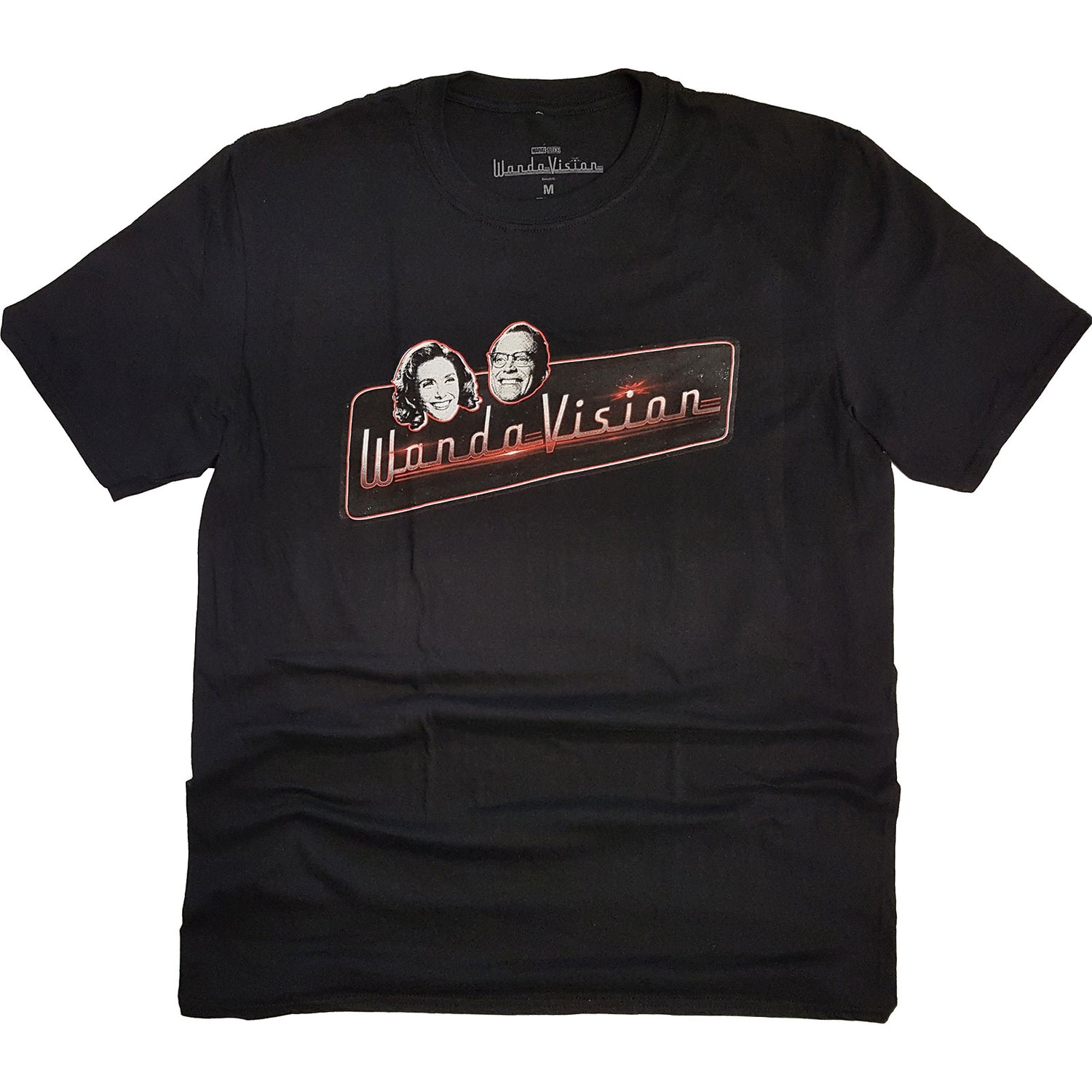 MARVEL COMICS Attractive T-shirt, Wandavision Red Logo