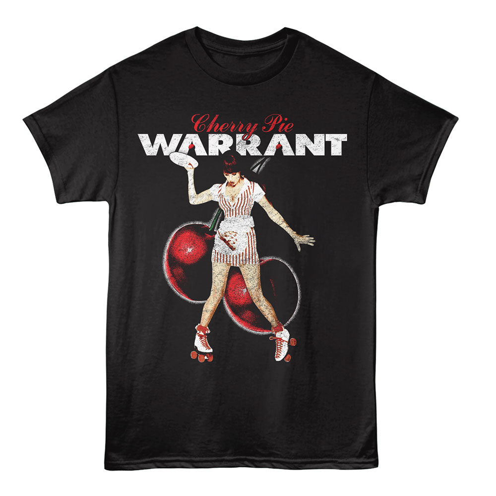 WARRANT Eye-Catching T-Shirt, CHERRY PIE VINTAGE