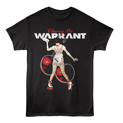 WARRANT Eye-Catching T-Shirt, CHERRY PIE VINTAGE