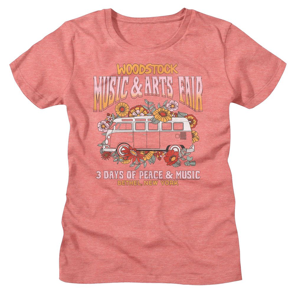 WOODSTOCK T-Shirt, Floral Van