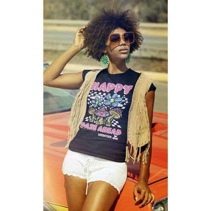 WOODSTOCK Eye-Catching T-Shirt, Happy Daze Ahead