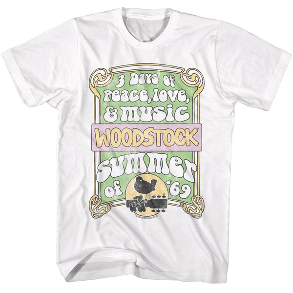 WOODSTOCK Eye-Catching T-Shirt, Summer of 69