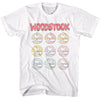 WOODSTOCK Eye-Catching T-Shirt, Multicolors