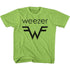 WEEZER Eye-Catching T-Shirt, WEEZER AND W LOGO