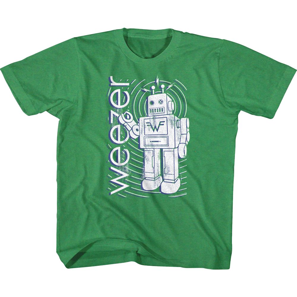 WEEZER Eye-Catching T-Shirt, ROBOT