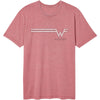 WEEZER Vintage Wash T-Shirt, Striped Logo