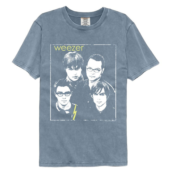 WEEZER Garment Dye T-Shirt, Framed – Authentic Band Merch