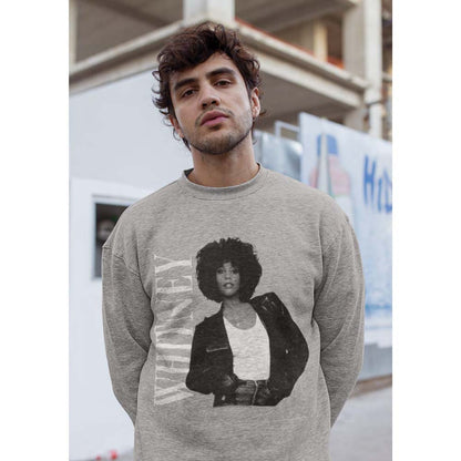 WHITNEY HOUSTON Eye-Catching Sweatshirt, ATTITUDE