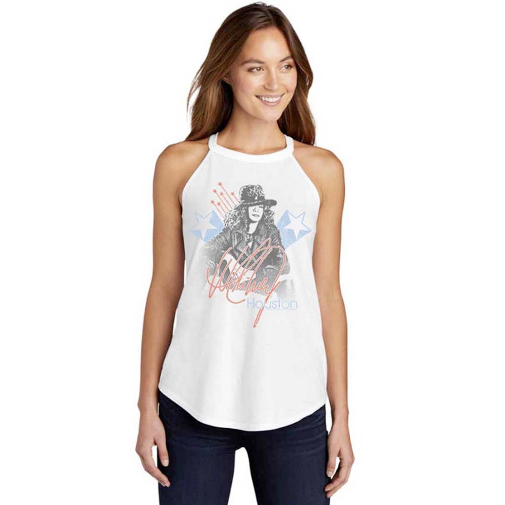 Women Exclusive WHITNEY HOUSTON Rocker Tank, Americana