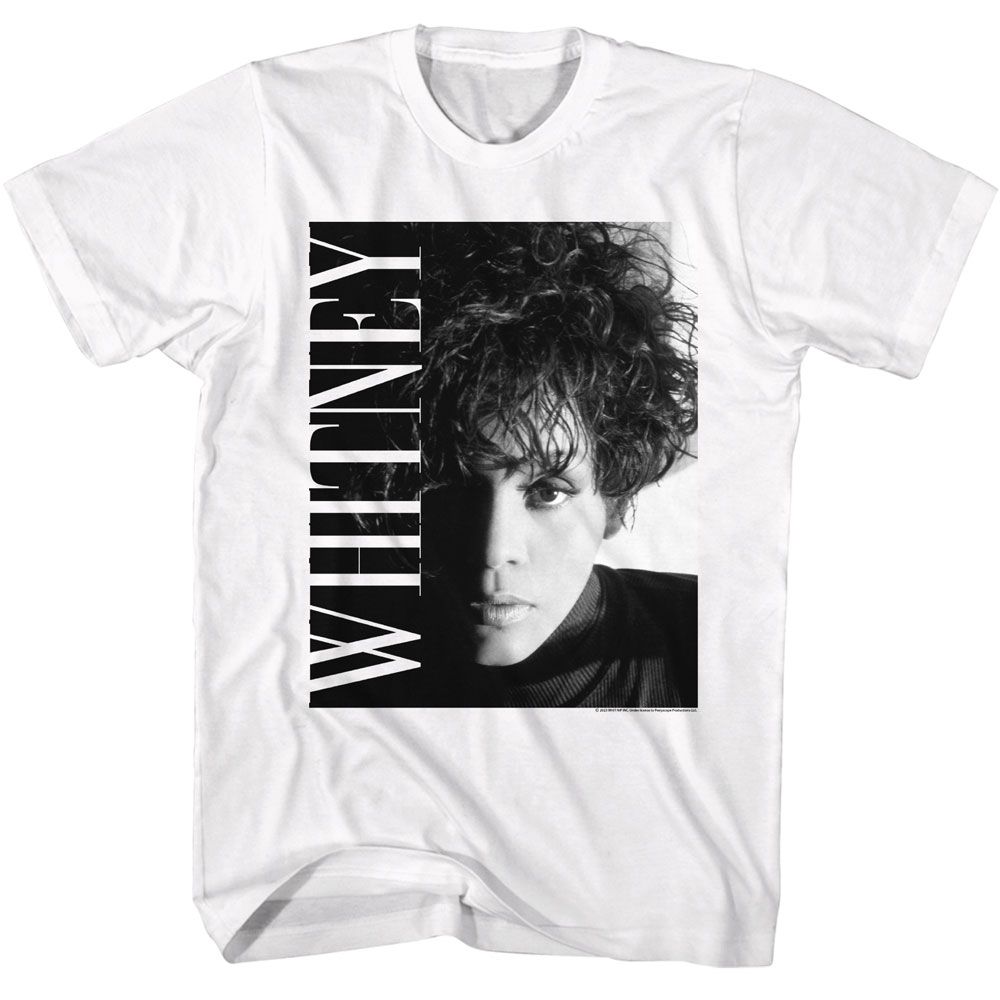 WHITNEY HOUSTON Eye-Catching T-Shirt, Close Up