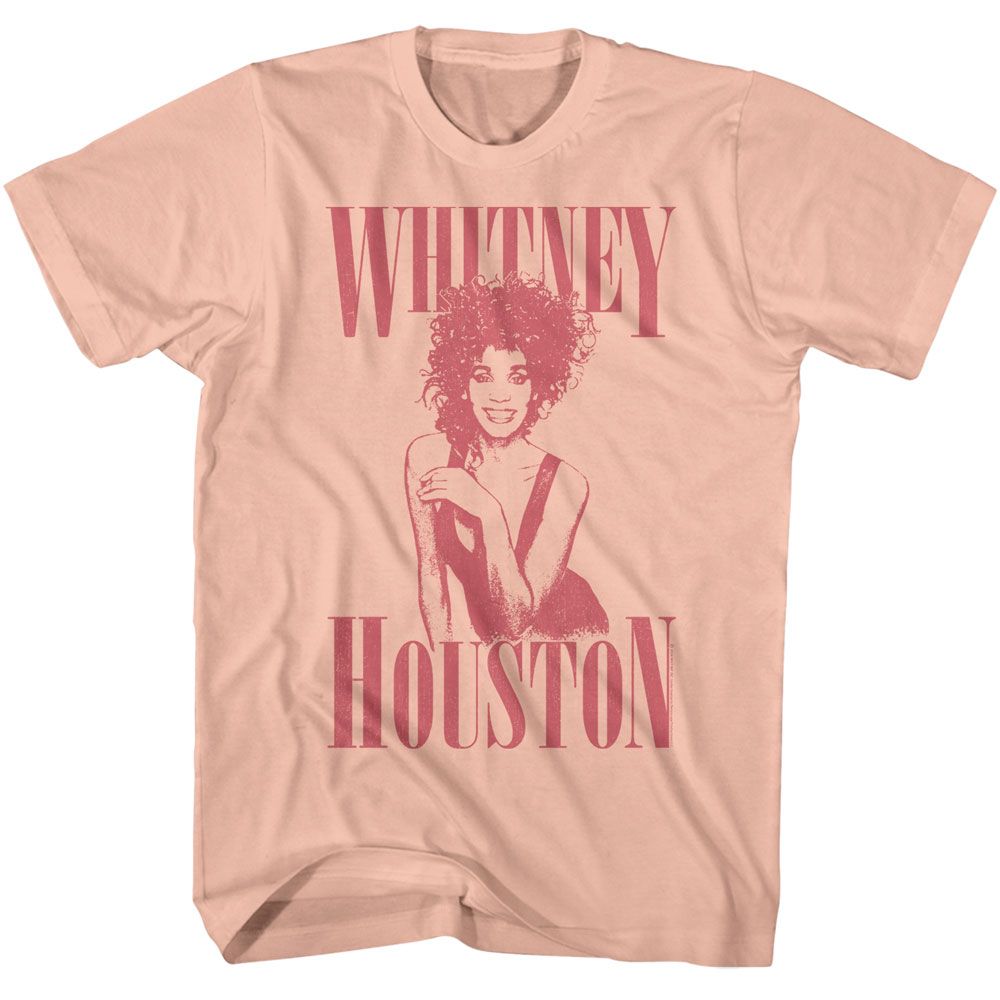 WHITNEY HOUSTON Eye-Catching T-Shirt, MONOCHROME WHIT