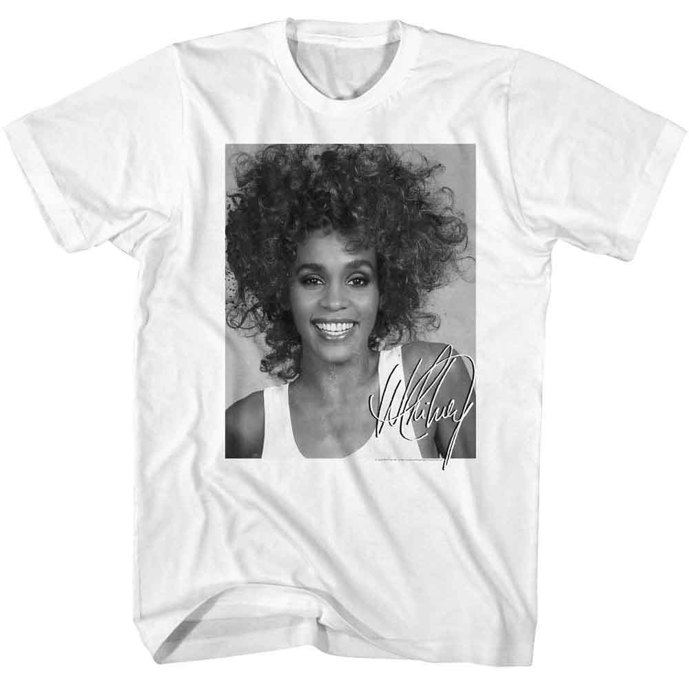 WHITNEY HOUSTON Eye-Catching T-Shirt, SIGNATURE