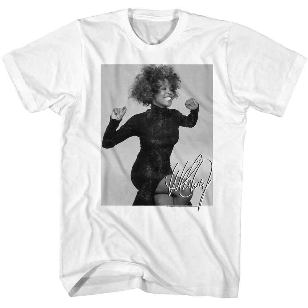 WHITNEY HOUSTON Eye-Catching T-Shirt, SIGNATURE 3