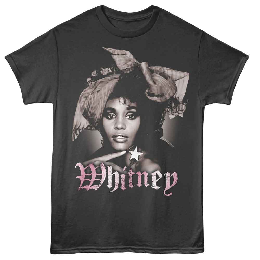 WHITNEY HOUSTON Eye-Catching T-Shirt, BOW