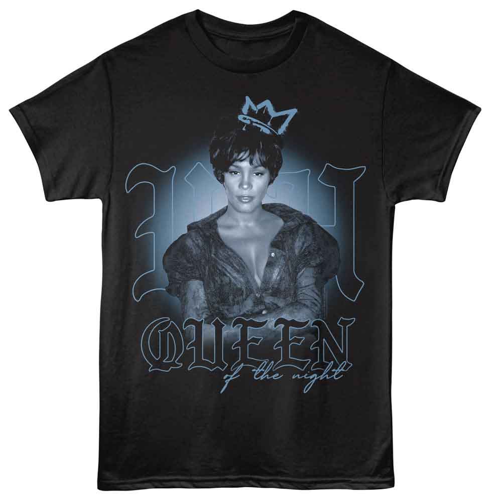 WHITNEY HOUSTON Eye-Catching T-Shirt, QUEEN