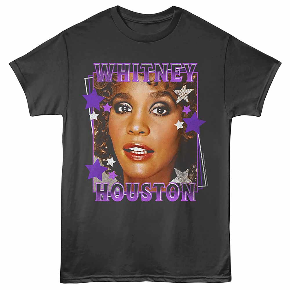 Whitney Houston Glamor Portrait T-Shirt