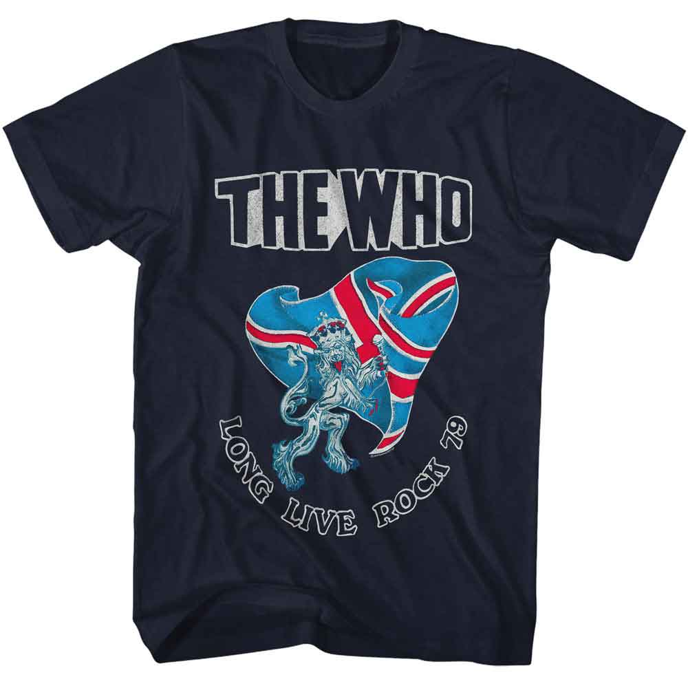 THE WHO Eye-Catching T-Shirt, LONG LIVE ROCK 79