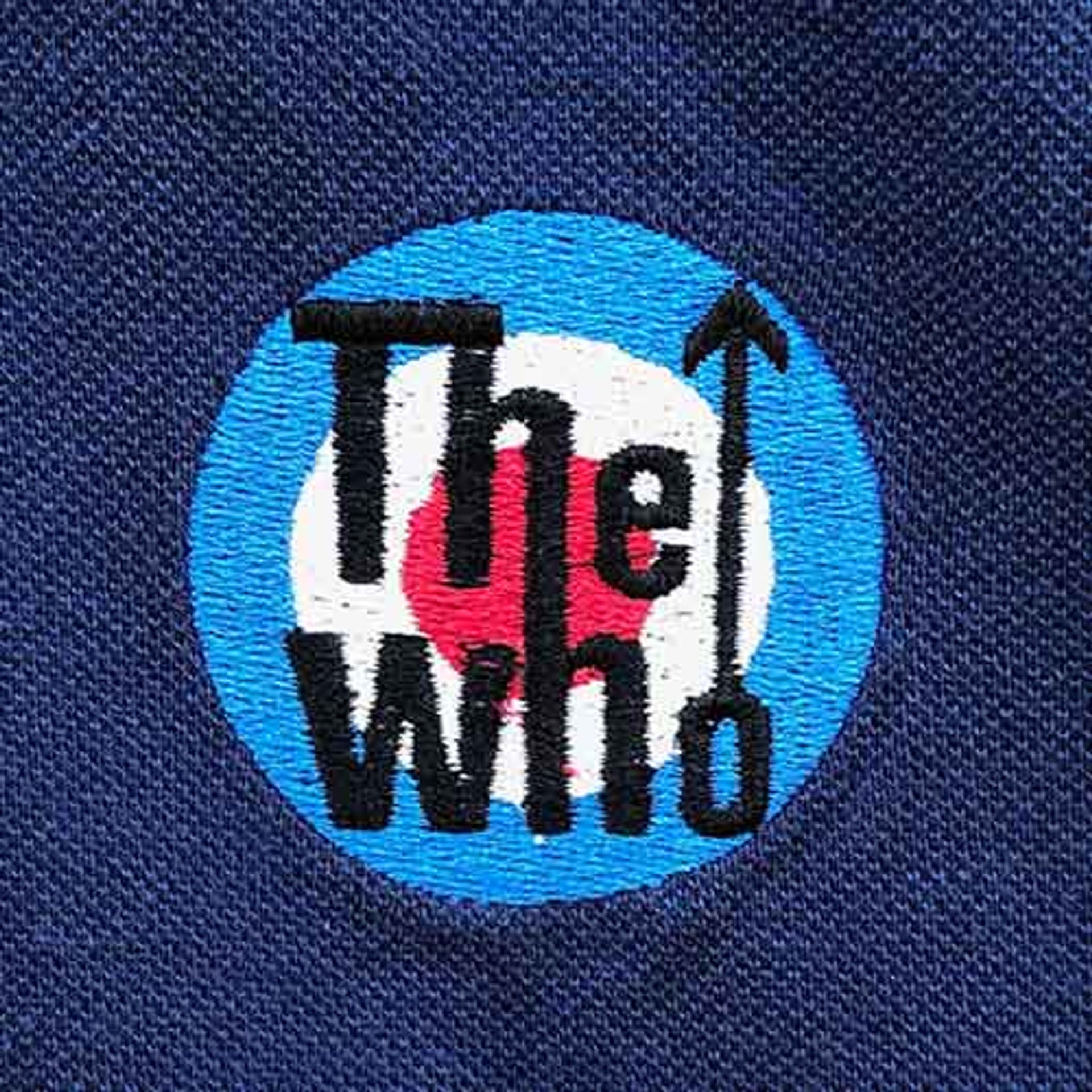 THE WHO Polo T-Shirt, Target on Navy