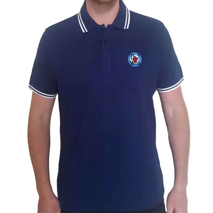 THE WHO Polo T-Shirt, Target on Navy