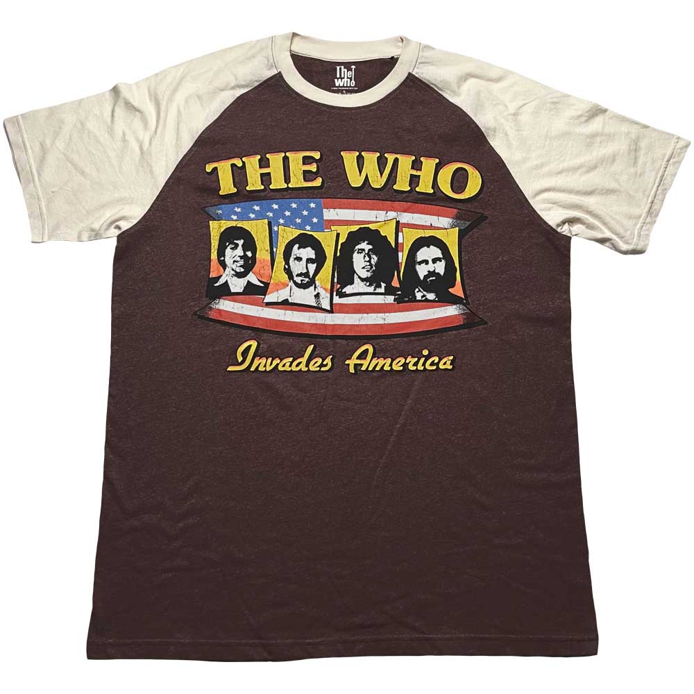 THE WHO Attractive Raglan, Invades America