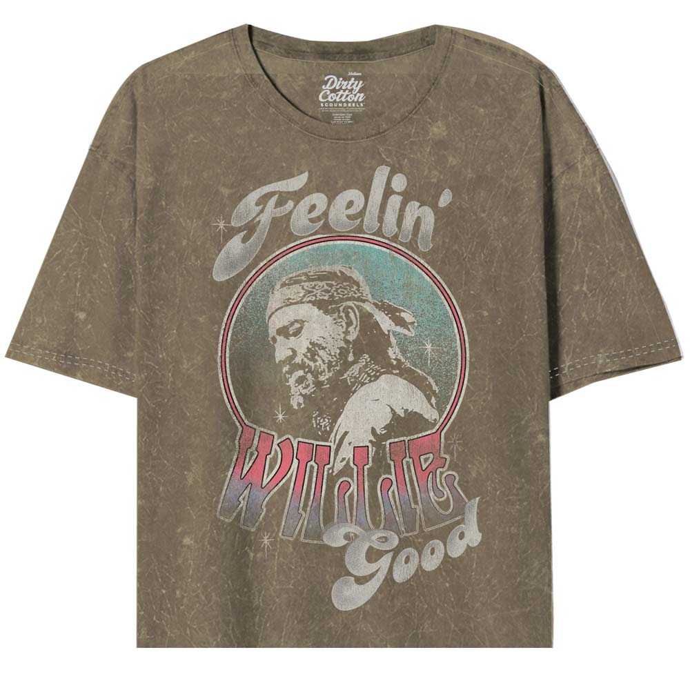 WILLIE NELSON Oversized Crop, Feelin Good