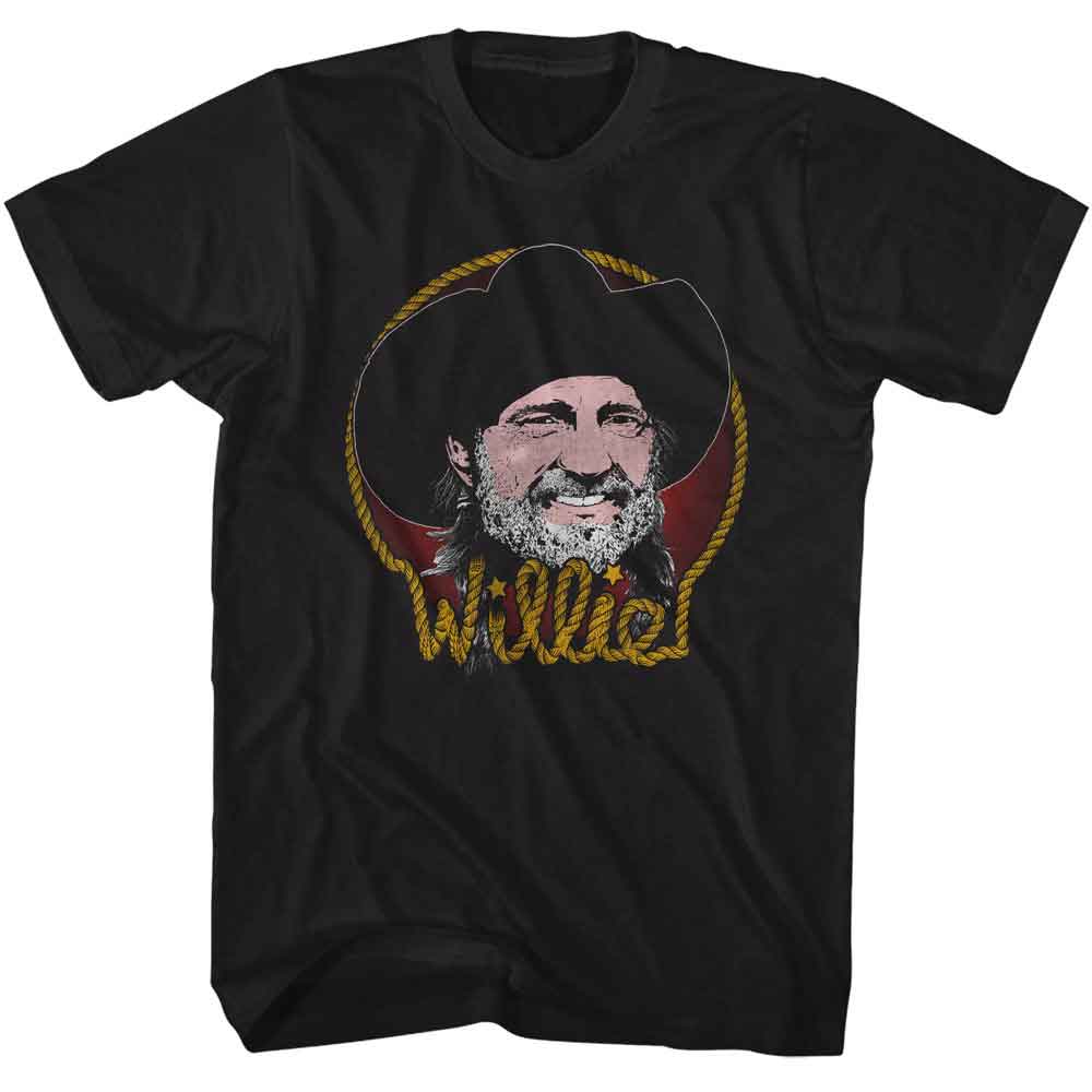 WILLIE NELSON Eye-Catching T-Shirt, ROPE BORDER