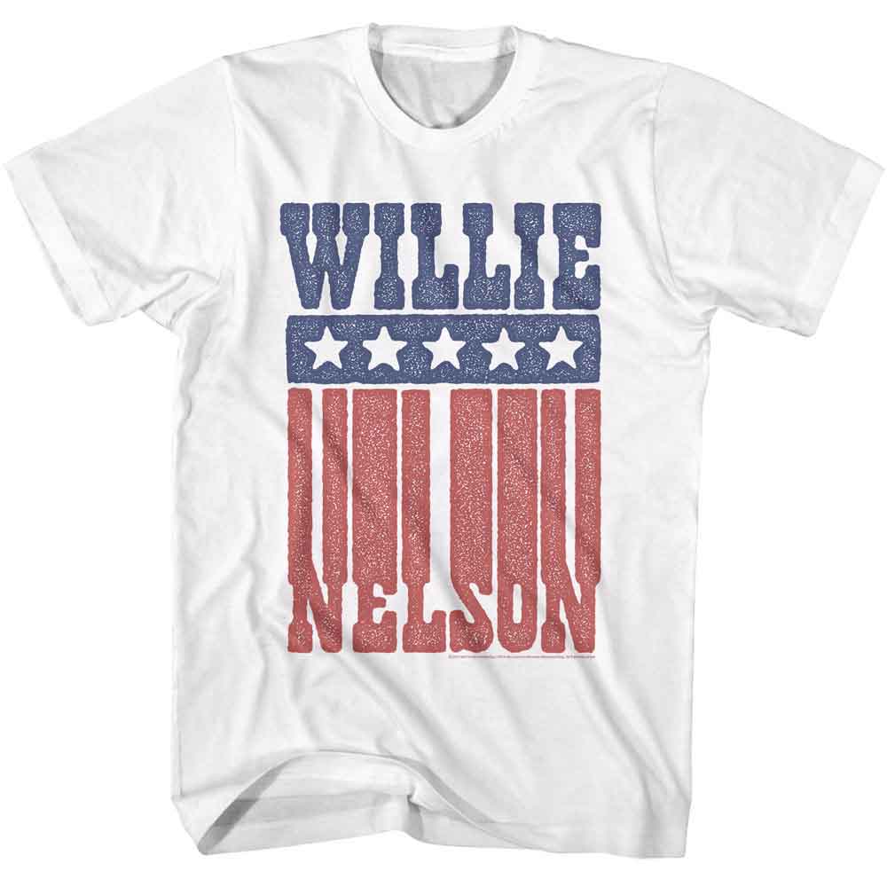 WILLIE NELSON Eye-Catching T-Shirt, FLAG