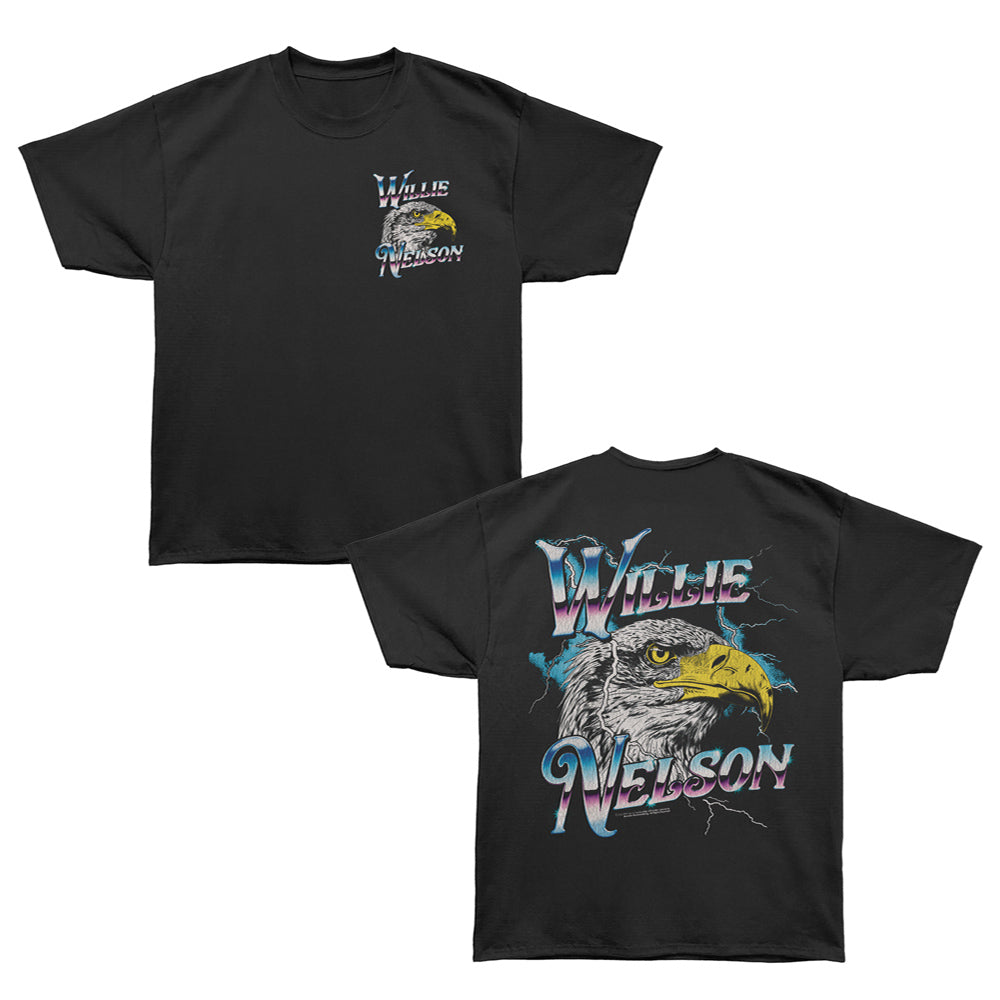 WILLIE NELSON Oversized T-Shirt, EAGLE LIGHTNING